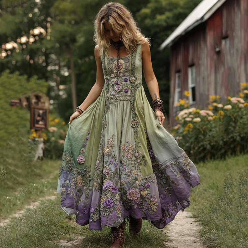 A Vintage Style Dress with Delicate Timeless Details