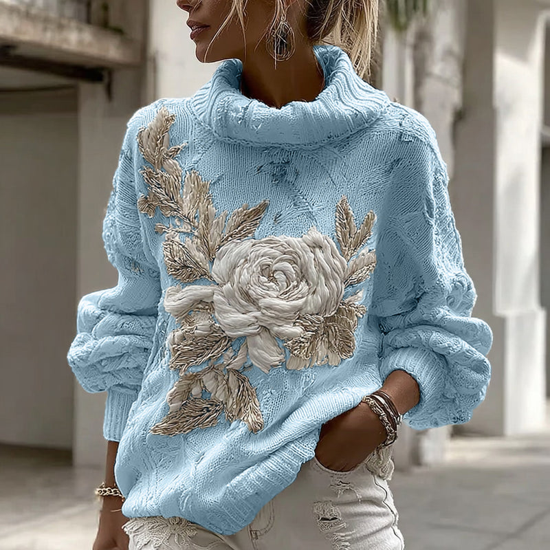 Well Tailored Sweater with a Graceful Silhouette