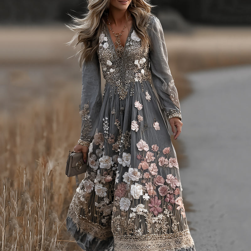 Classic Vintage Dress with a Flattering Fit