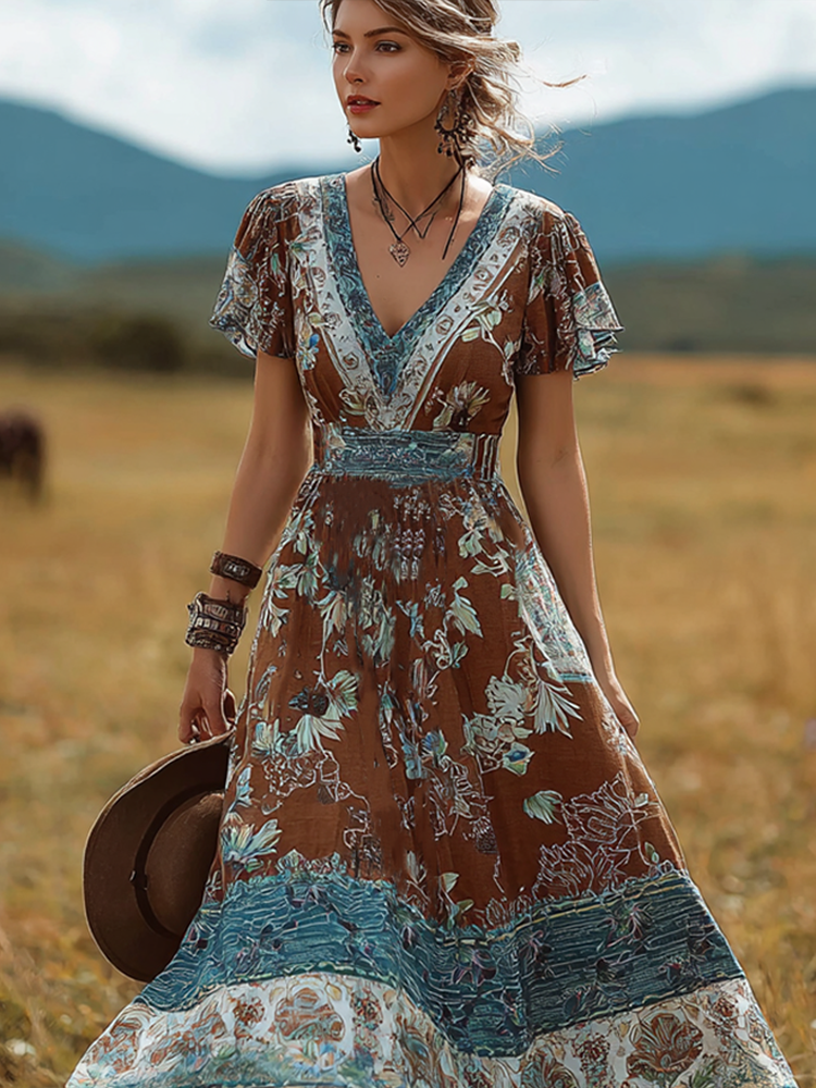 A Vintage Style Dress with Delicate Timeless Details