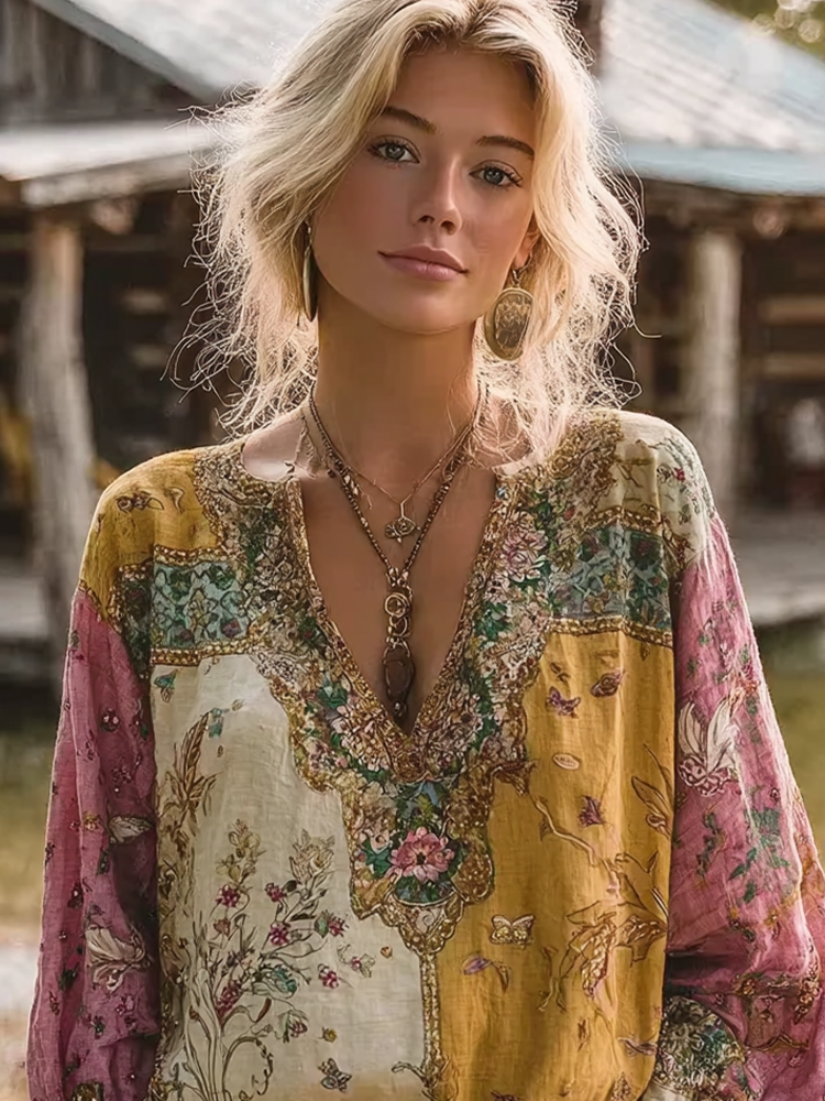 Timeless Vintage Style Top