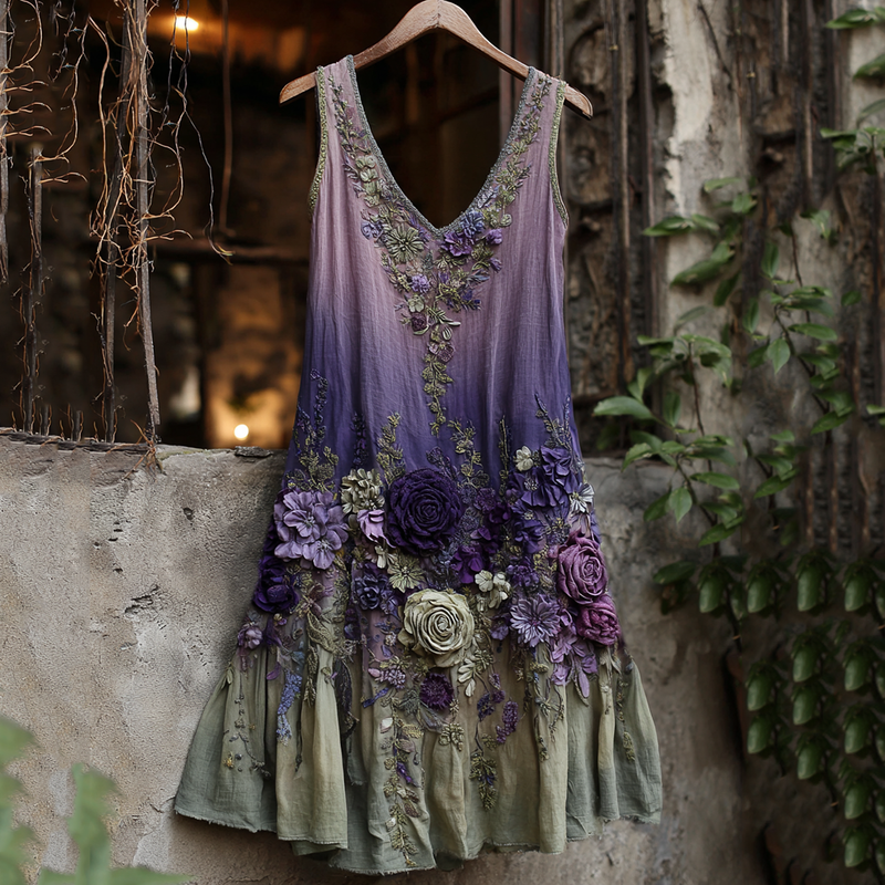 A Vintage Style Dress with Delicate Timeless Details