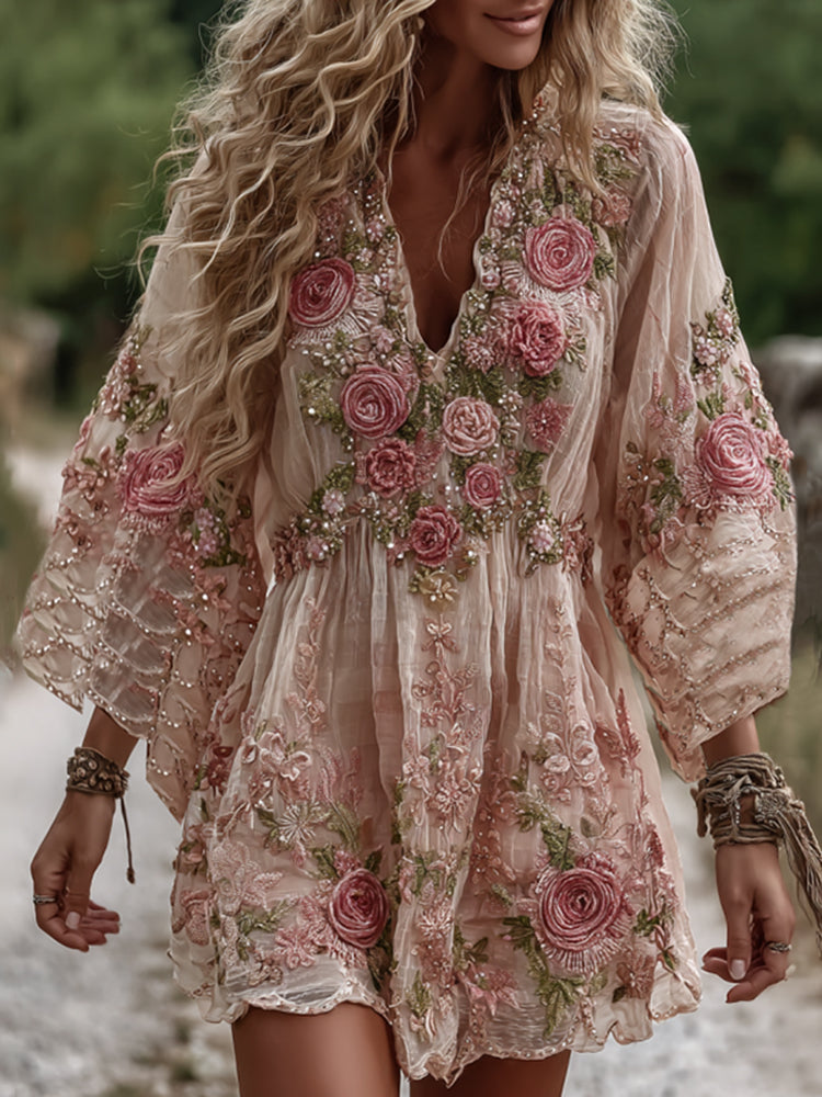 A Vintage Style Dress with Delicate Timeless Details