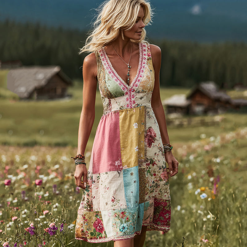 A Vintage Style Dress with Delicate Timeless Details