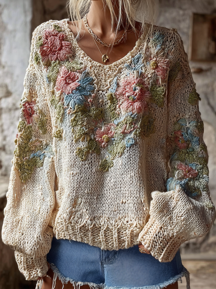 Gracefully Designed Sweater
