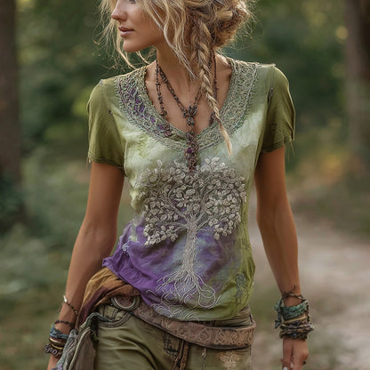 Green purple