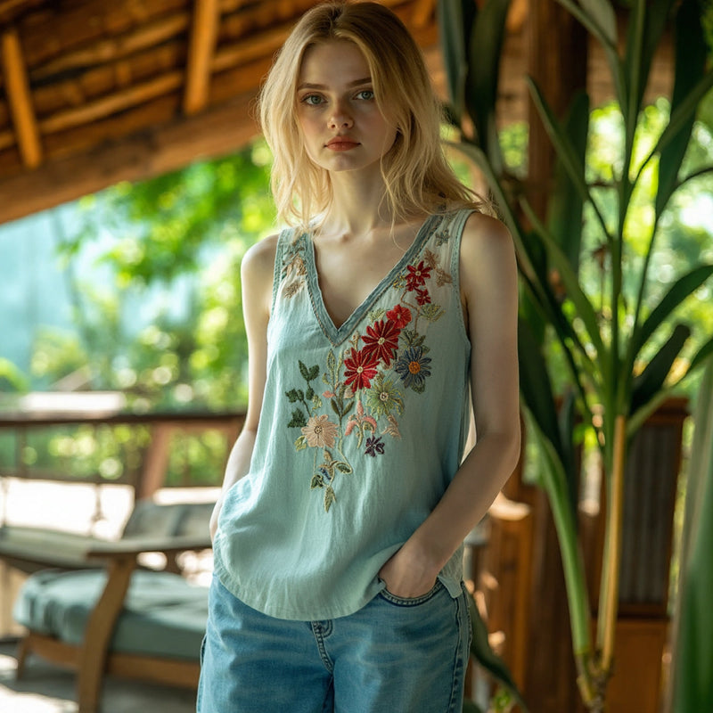 Timeless Vintage Style Top