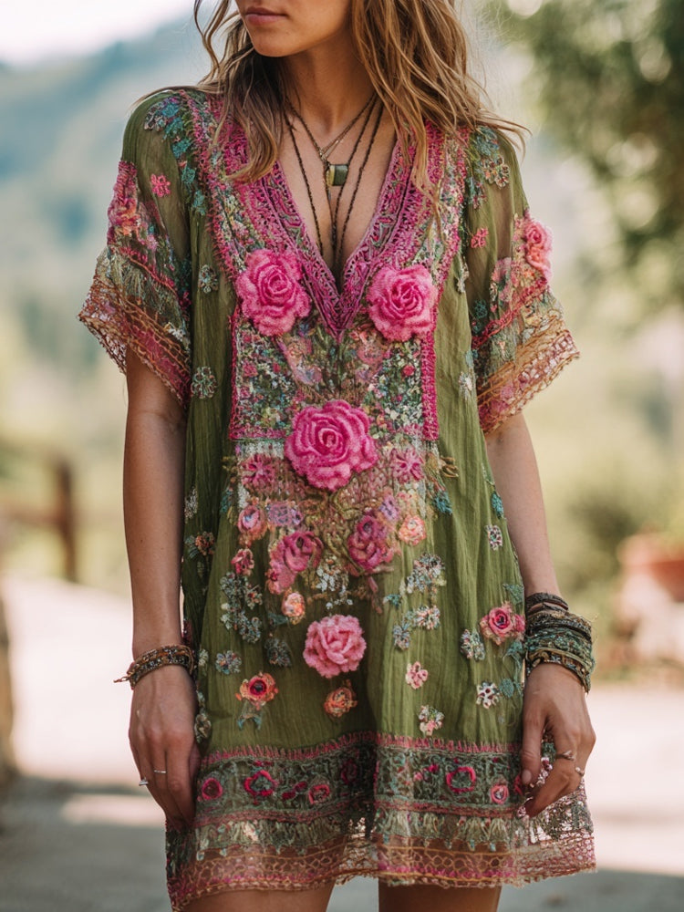 Classic Vintage Dress with a Flattering Fit