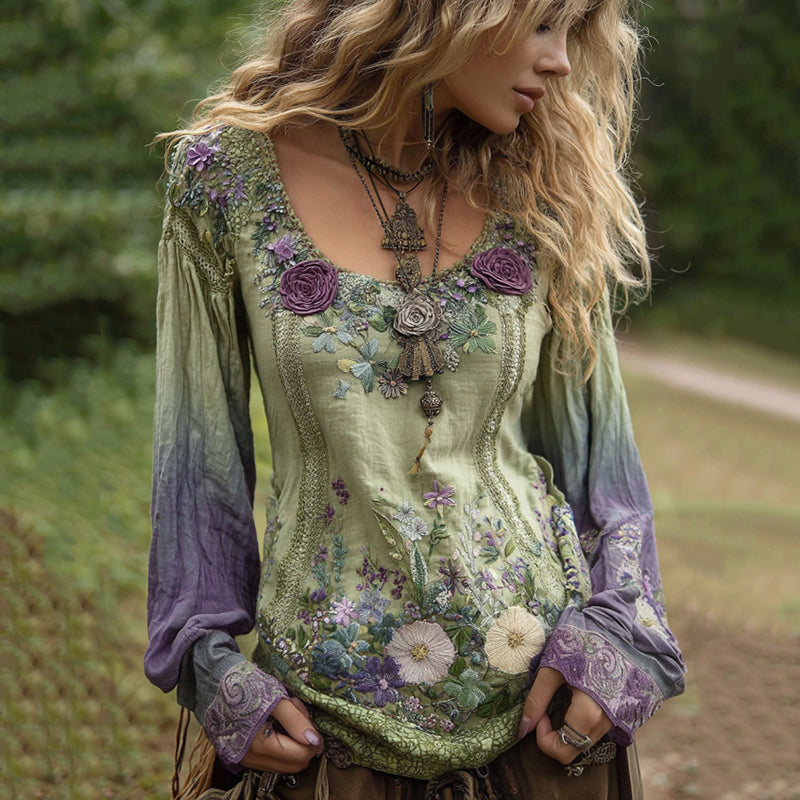 Purple green