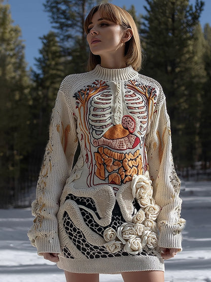 Gracefully Designed Sweater