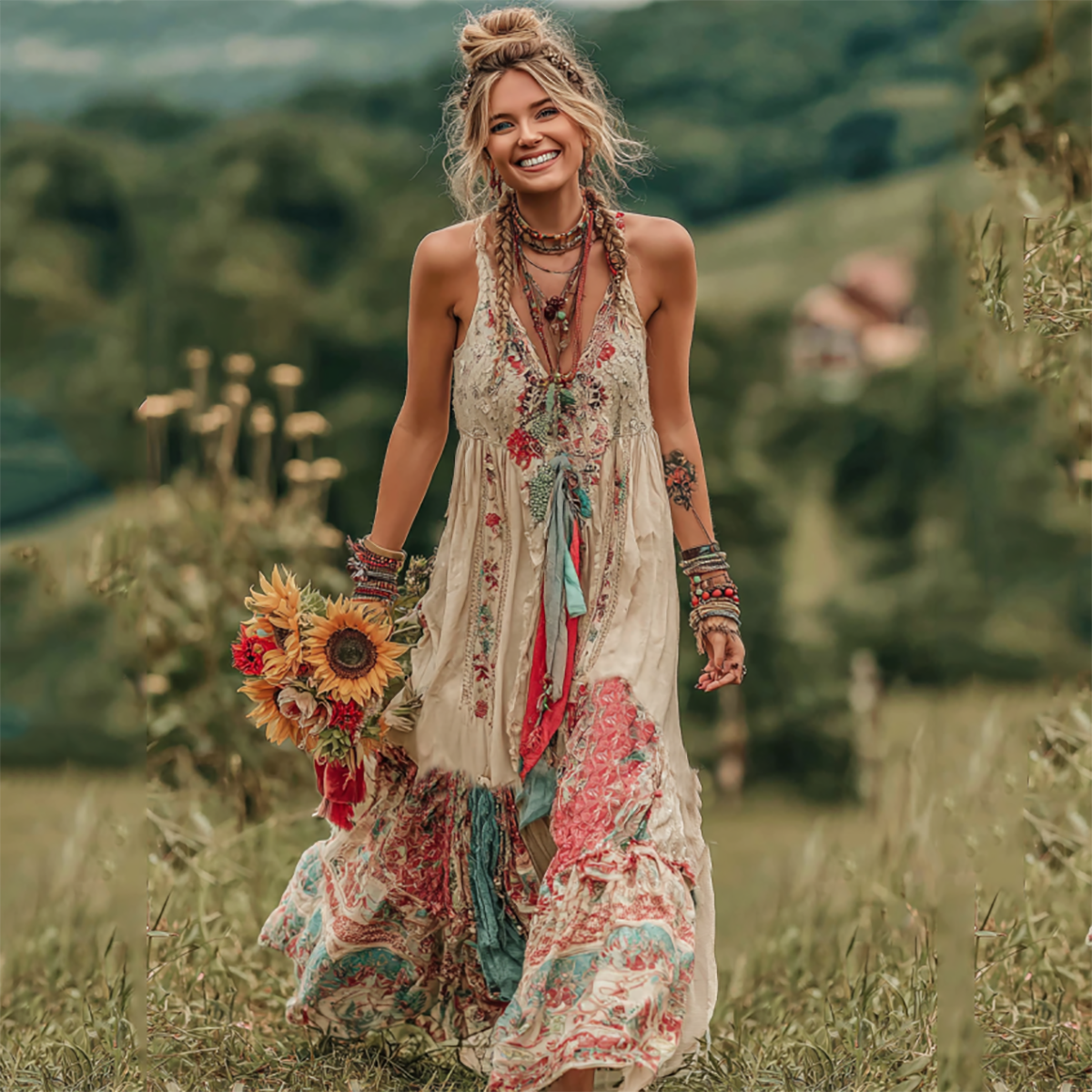 Classic Vintage Dress with a Flattering Fit