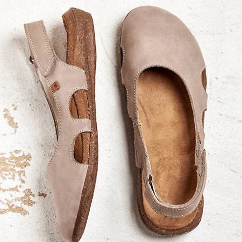 Classic Orthopedic Flats with Timeless Style