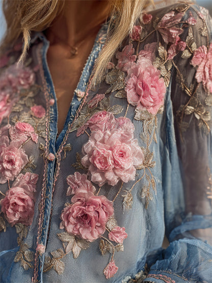 Timeless Vintage Style Blouse