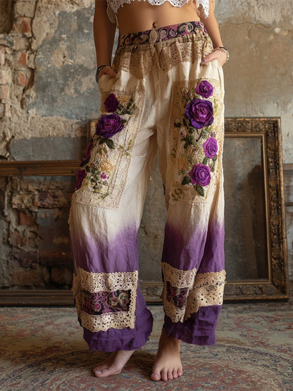Beige purple