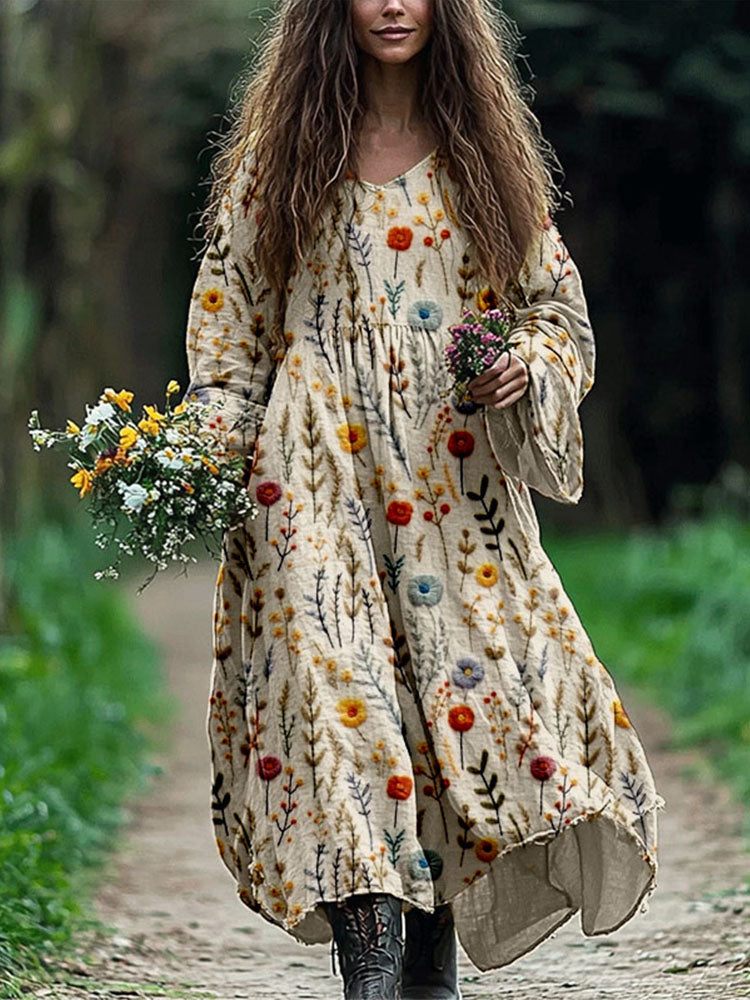 Classic Vintage Dress with a Flattering Fit