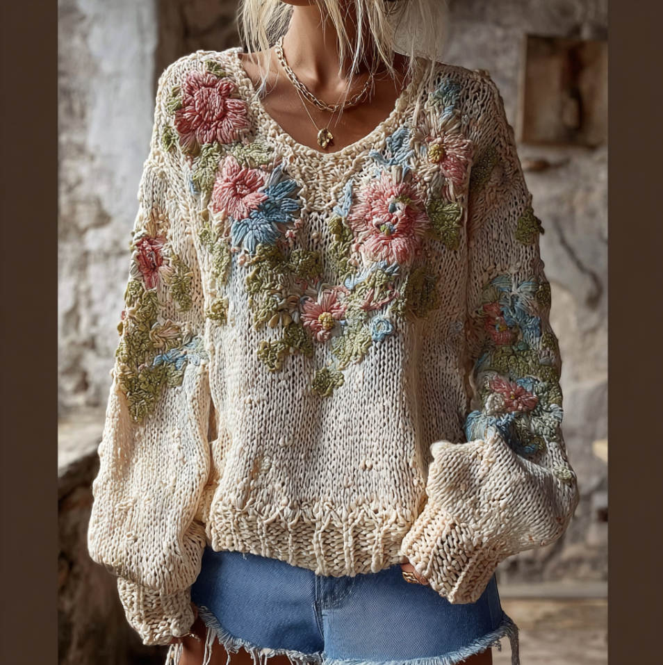 Gracefully Designed Sweater