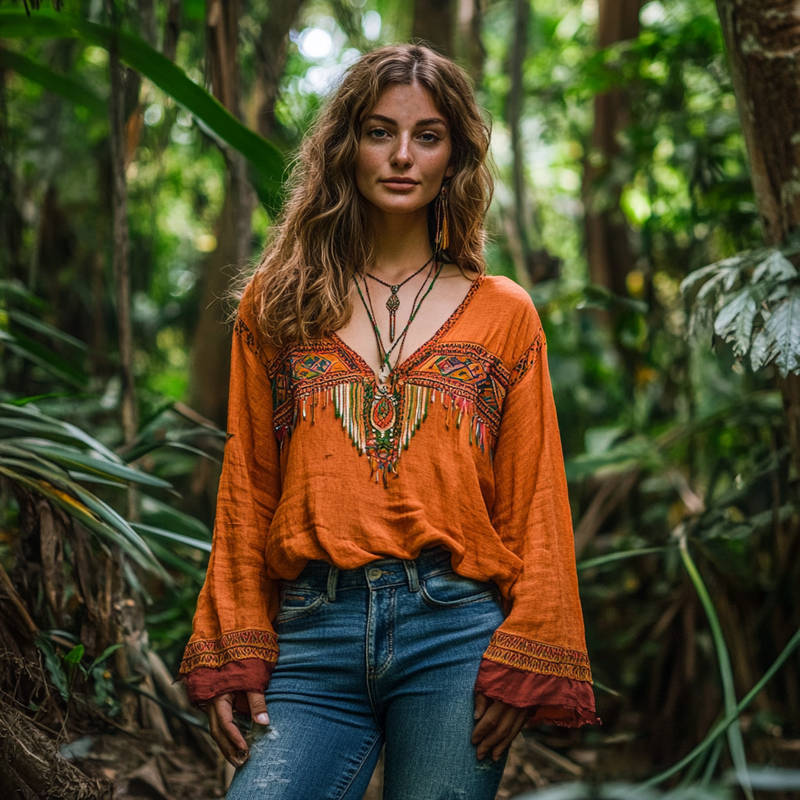 Timeless Vintage Style Blouse