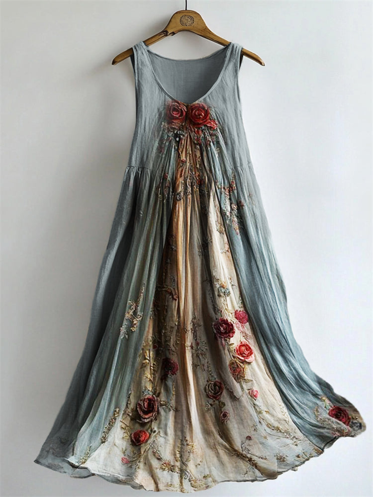 Classic Vintage Dress with a Flattering Fit