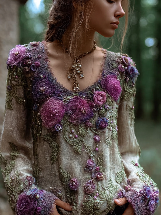 Timeless Vintage Style Top