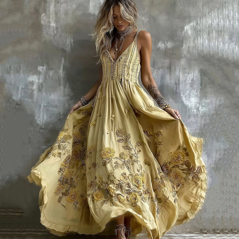 A Vintage Style Dress with Delicate Timeless Details