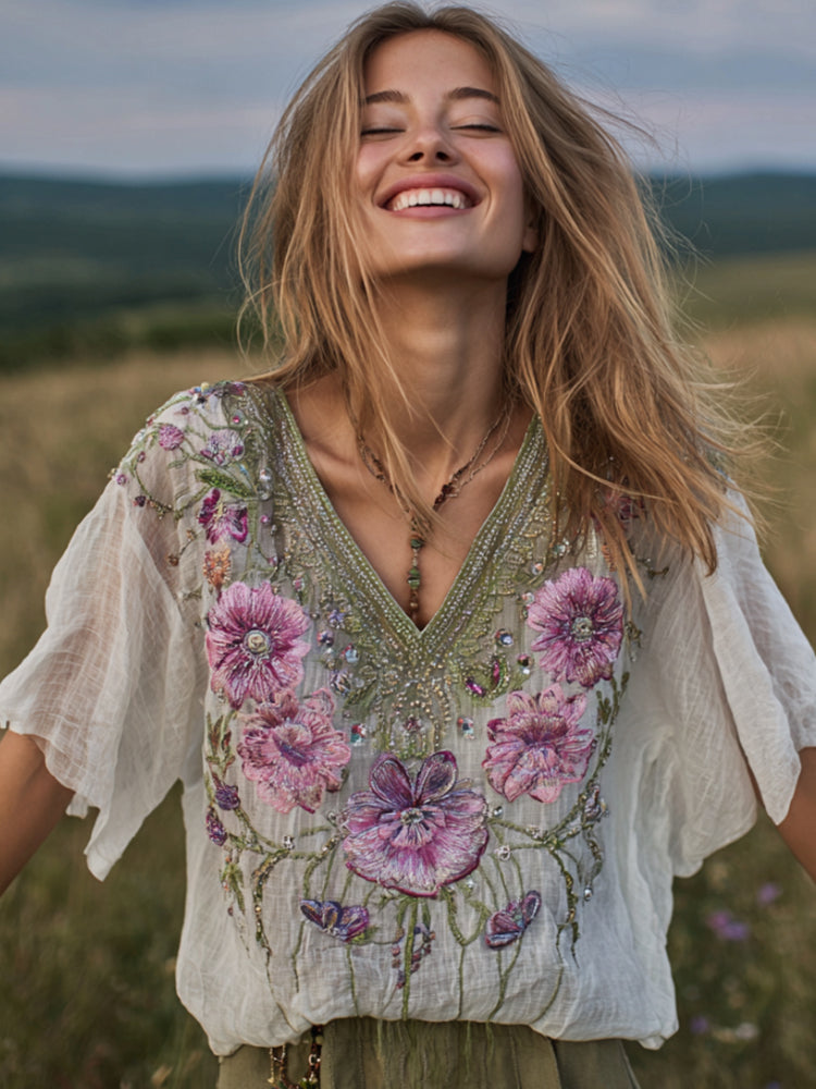 Timeless Vintage Style Top