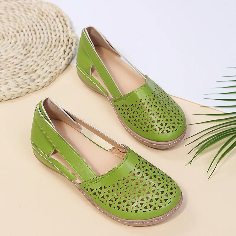 Classic Orthopedic Flats with Timeless Style