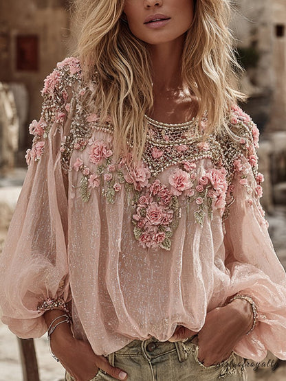 Gracefully Styled Top for Any Occasion