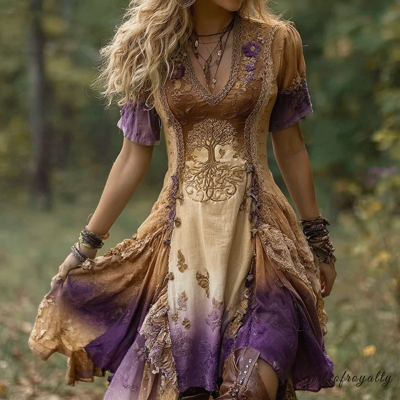 Classic Vintage Dress with a Flattering Fit