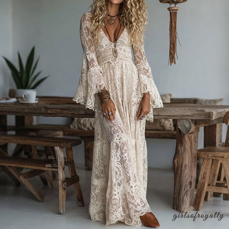 A Vintage Style Dress with Delicate Timeless Details