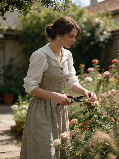 A Vintage Style Dress with Delicate Timeless Details