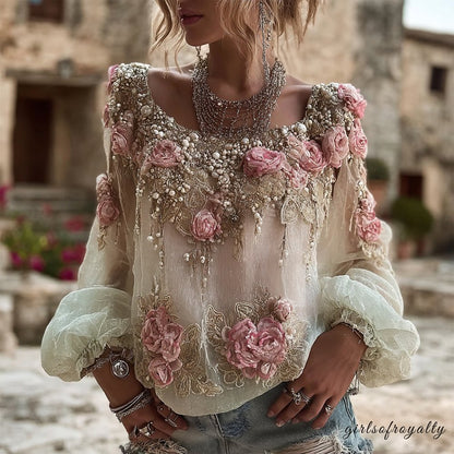A Vintage Style Shirt with Delicate Timeless Details