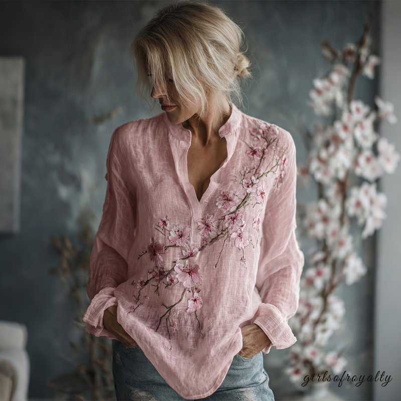 A Vintage Style Shirt with Delicate Timeless Details