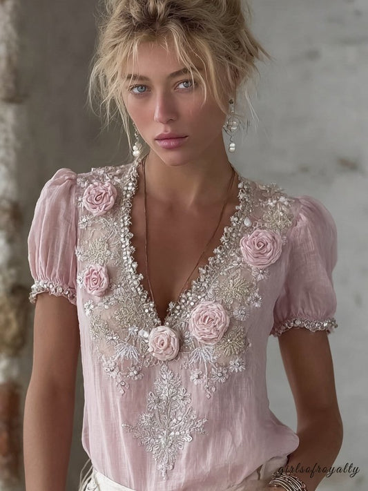 A Vintage Style Shirt with Delicate Timeless Details