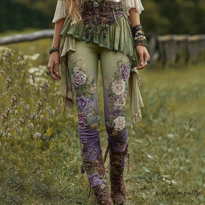Purple green