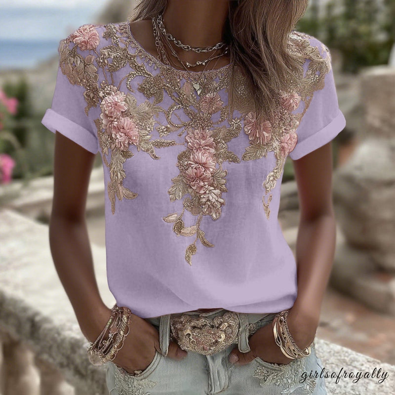Well Tailored T-Shirt with a Graceful Silhouette