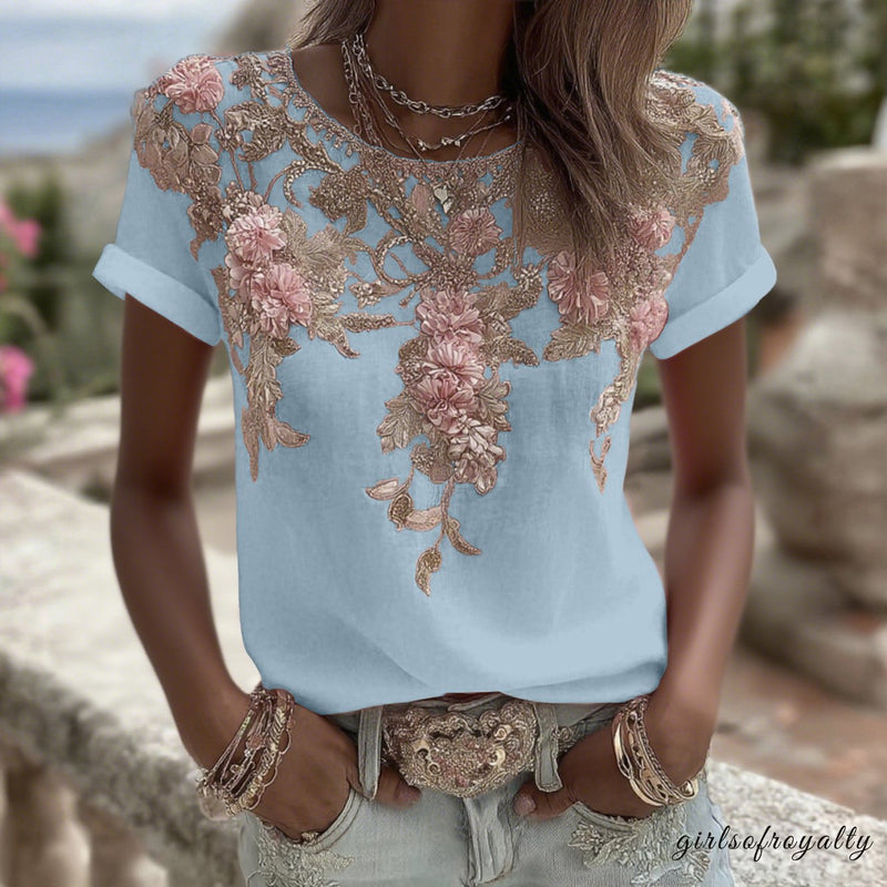 Well Tailored T-Shirt with a Graceful Silhouette