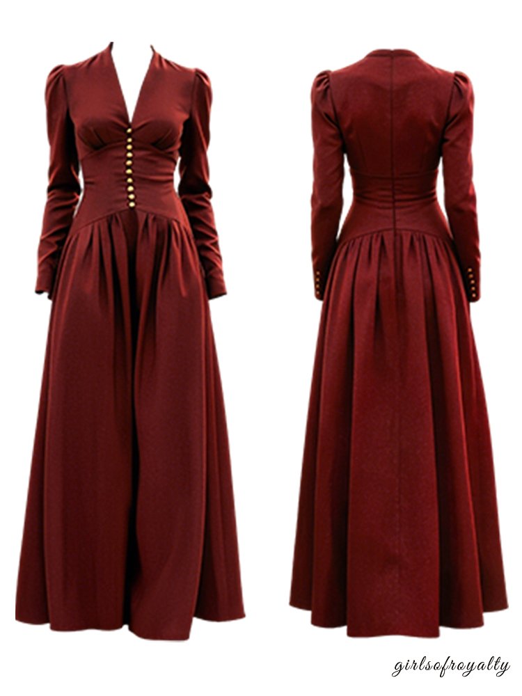 A Vintage Style Dress with Delicate Timeless Details