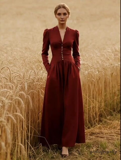 A Vintage Style Dress with Delicate Timeless Details