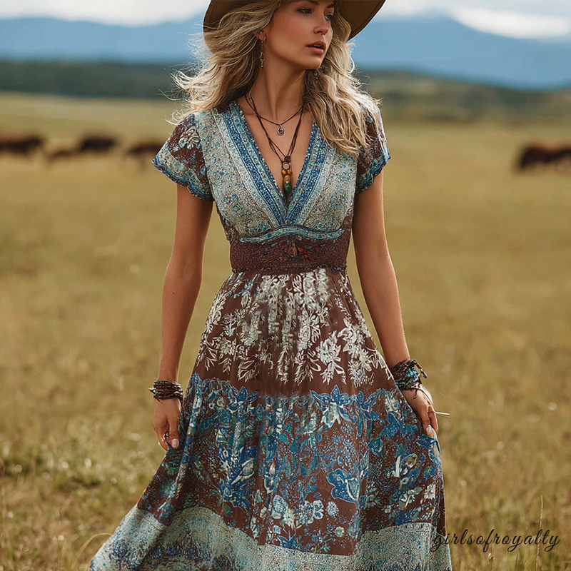 A Vintage Style Dress with Delicate Timeless Details