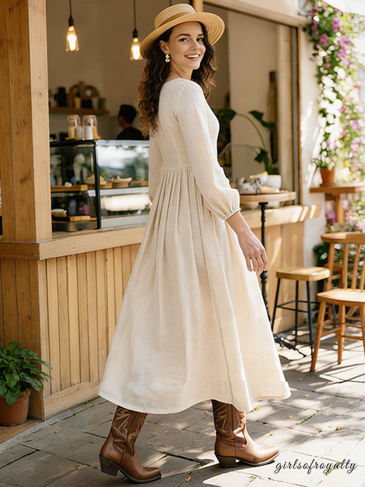 Elegantly Styled Dress for Everyday Wear