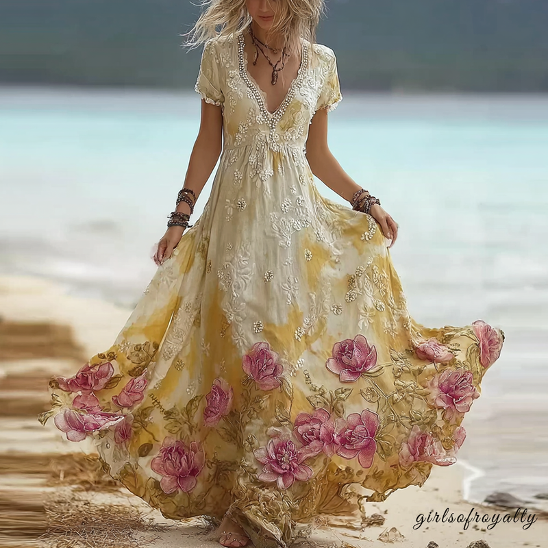 A Vintage Style Dress with Delicate Timeless Details