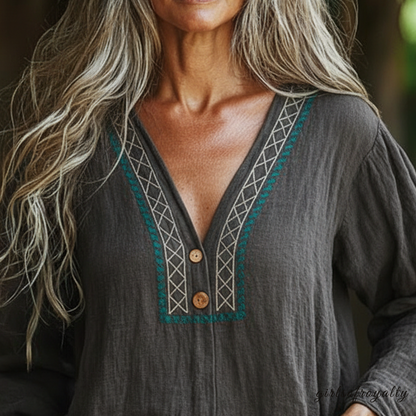 Beautifully Finished Blouse in a Timeless Design