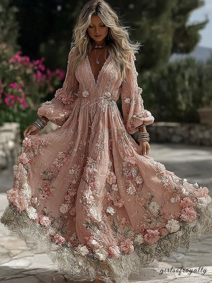 A Vintage Style Dress with Delicate Timeless Details