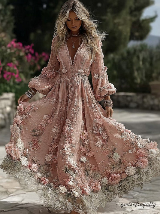 A Vintage Style Dress with Delicate Timeless Details