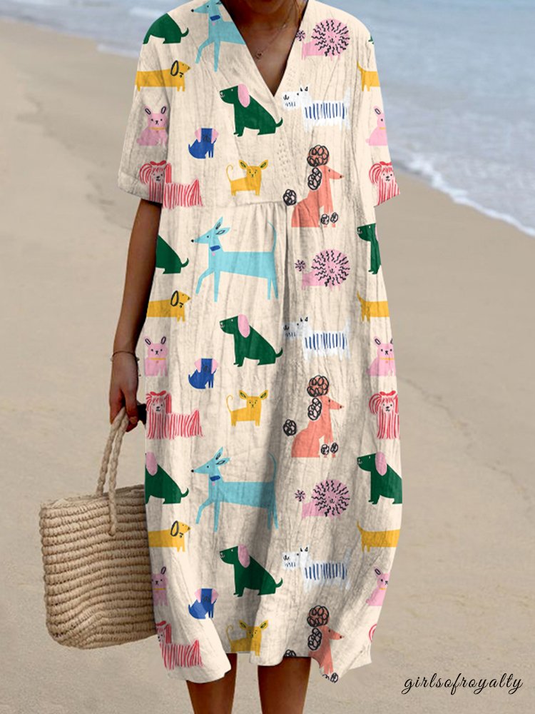 Classic Vintage Dress with a Flattering Fit