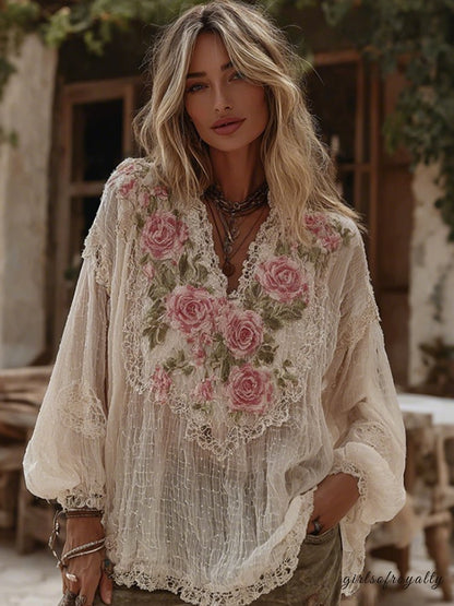 Vintage Inspired Top with a Contemporary Edge