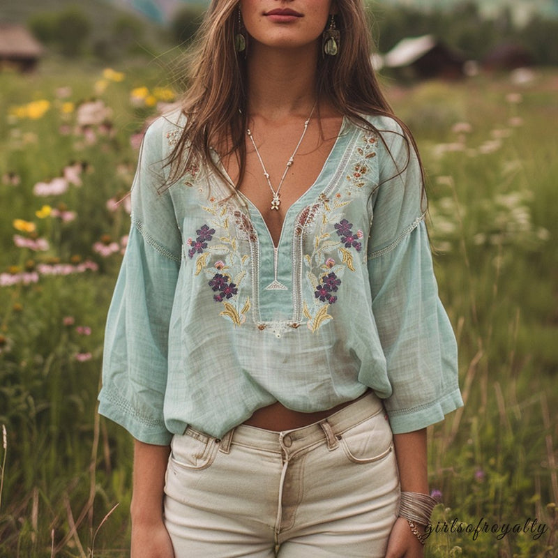 Gracefully Styled Blouse for Any Occasion