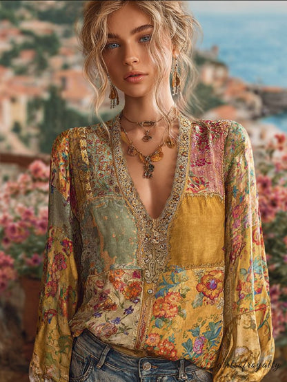 Vintage Inspired Top with a Contemporary Edge