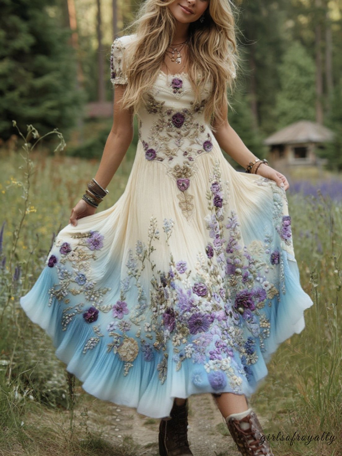 Blue white
