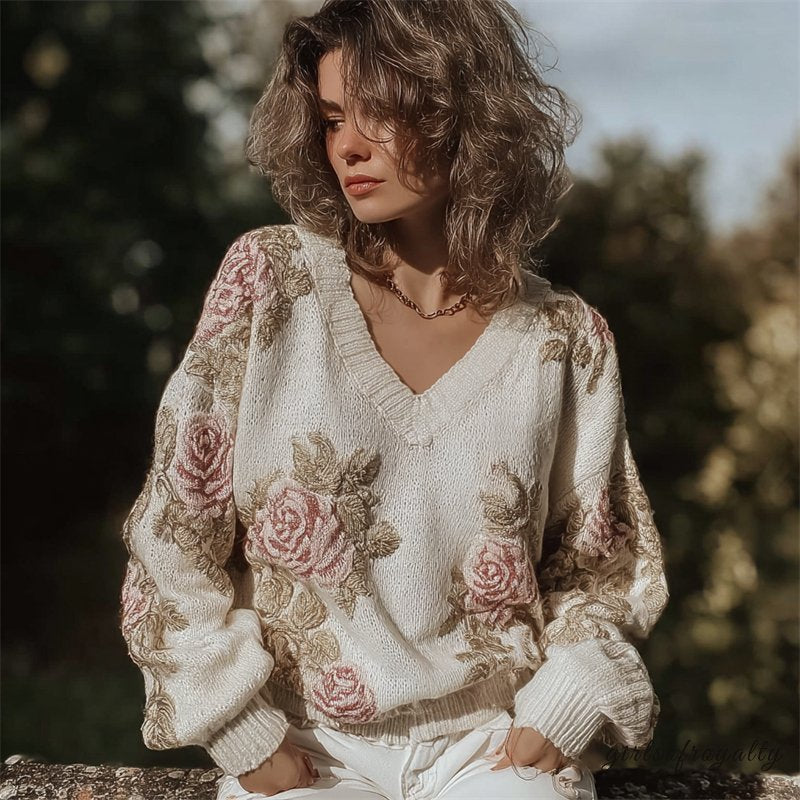 Vintage Inspired Sweater with a Contemporary Edge